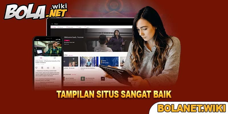 Tampilan Situs Sangat Baik